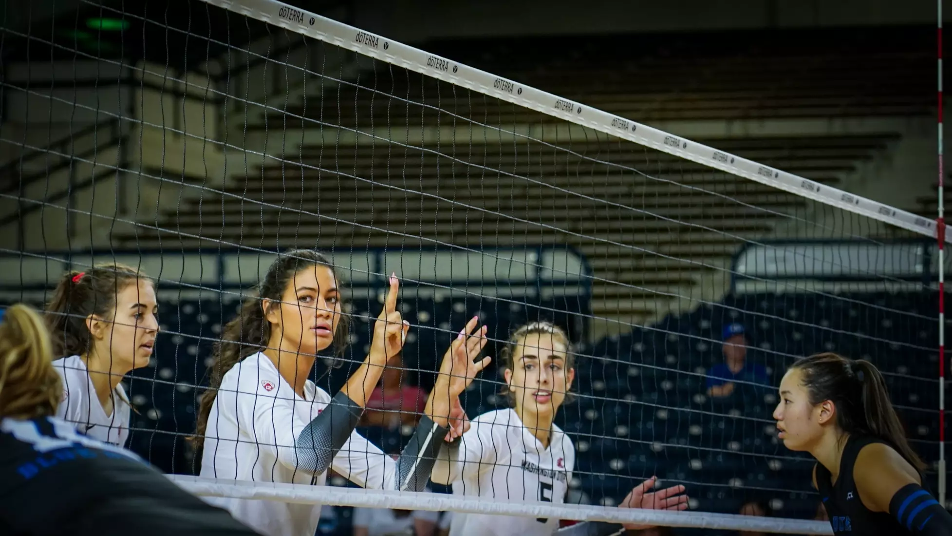 WSU volleyball season opener vs Duke at the BYU doTERRA Classic at the Smith Fieldhouse in Provo, Utah.