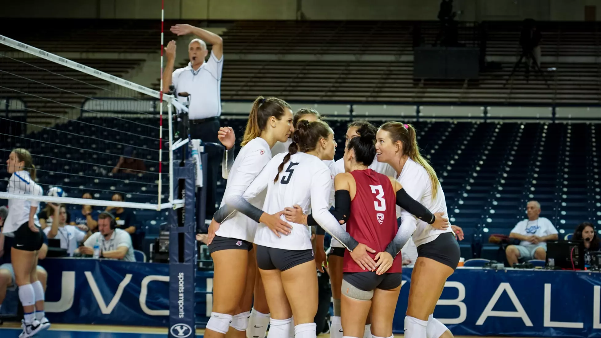 WSU volleyball season opener vs Duke at the BYU doTERRA Classic at the Smith Fieldhouse in Provo, Utah.