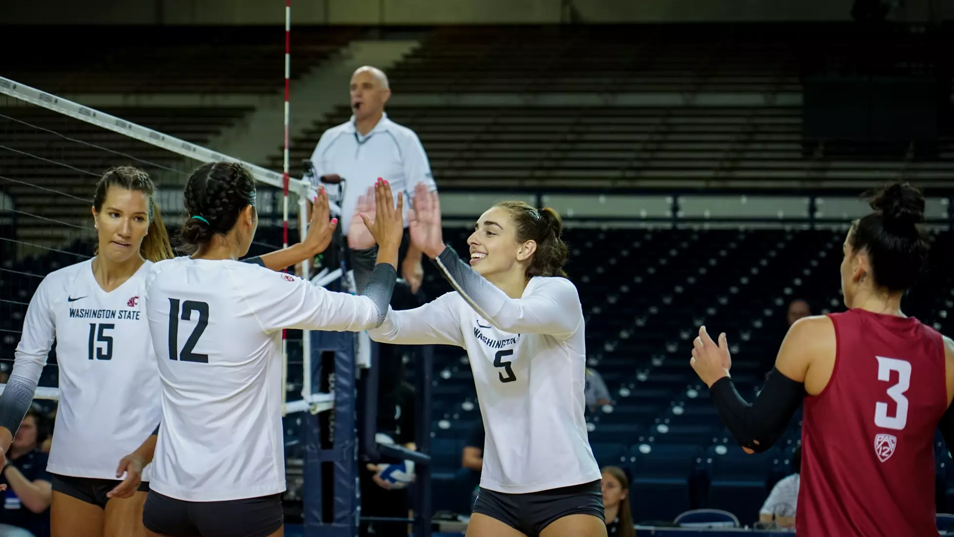 WSU volleyball season opener vs Duke at the BYU doTERRA Classic at the Smith Fieldhouse in Provo, Utah.