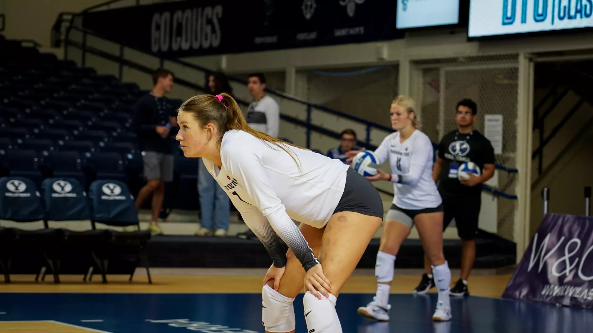 WSU volleyball season opener vs Duke at the BYU doTERRA Classic at the Smith Fieldhouse in Provo, Utah.
