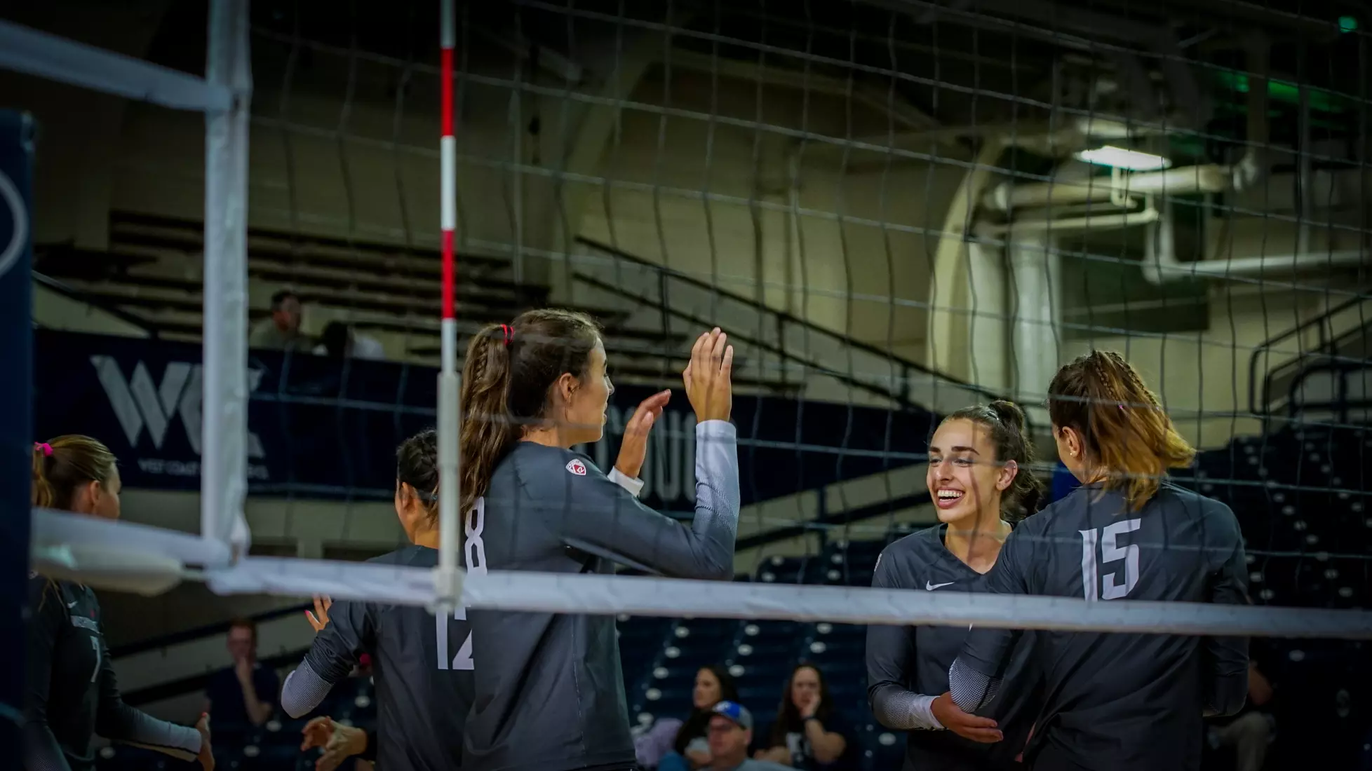 WSU volleyball vs Rider at the BYU doTERRA Classic from the Smith Fieldhouse in Provo, Utah.