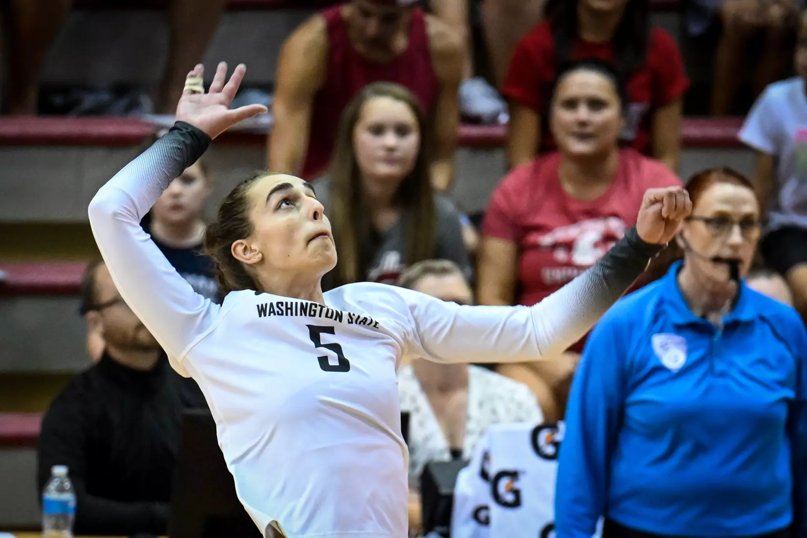 WSU volleyball sweeps Cal Baptist, 3-0, in it's season opener in Bohler Gym on Thursday, Sept. 1, 2022.