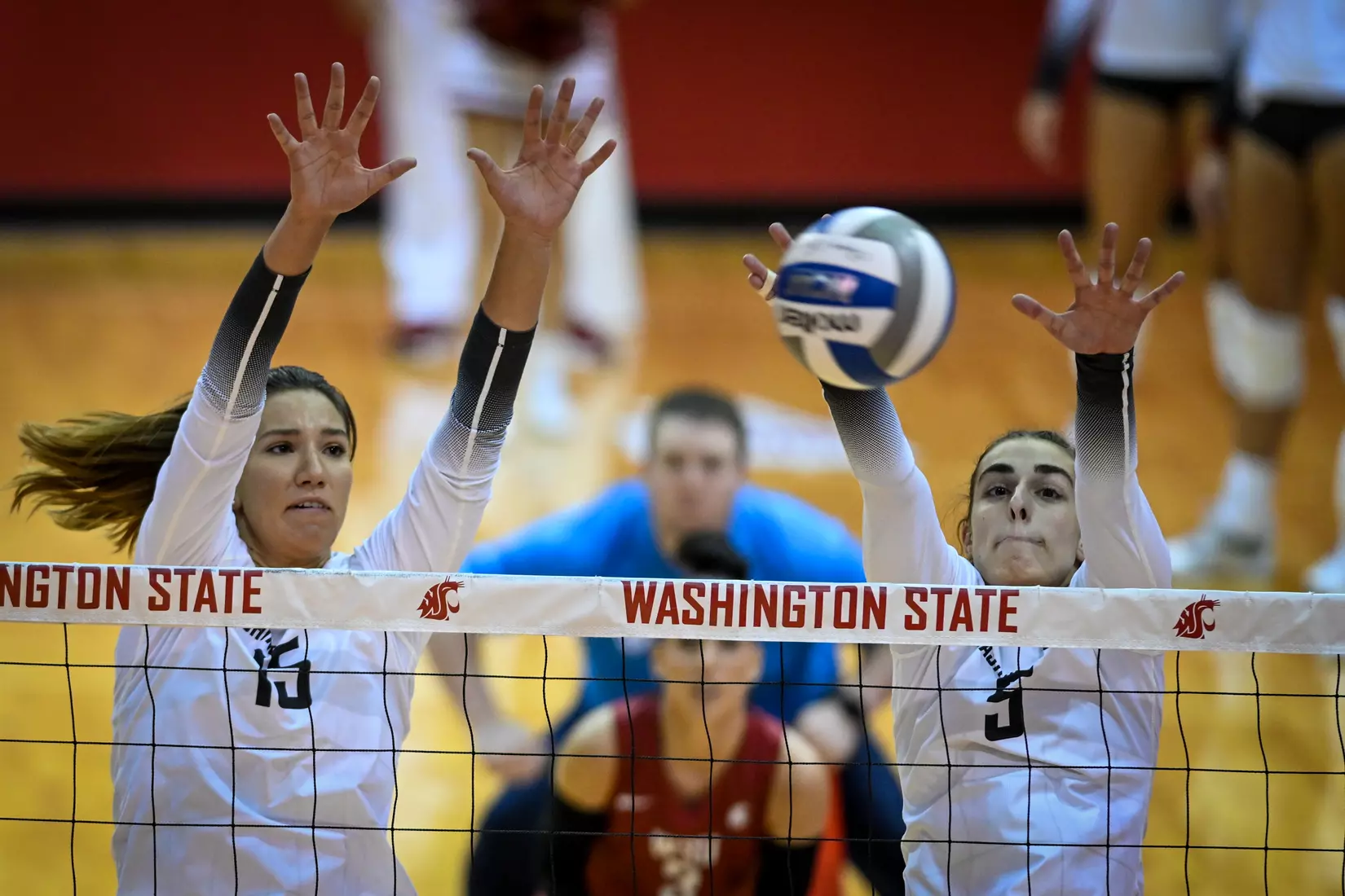 WSU volleyball sweeps Cal Baptist, 3-0, in it's season opener in Bohler Gym on Thursday, Sept. 1, 2022.