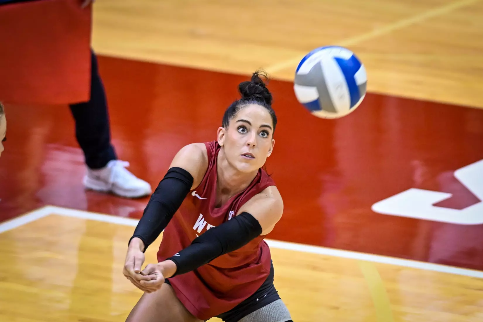 WSU volleyball sweeps Cal Baptist, 3-0, in it's season opener in Bohler Gym on Thursday, Sept. 1, 2022.