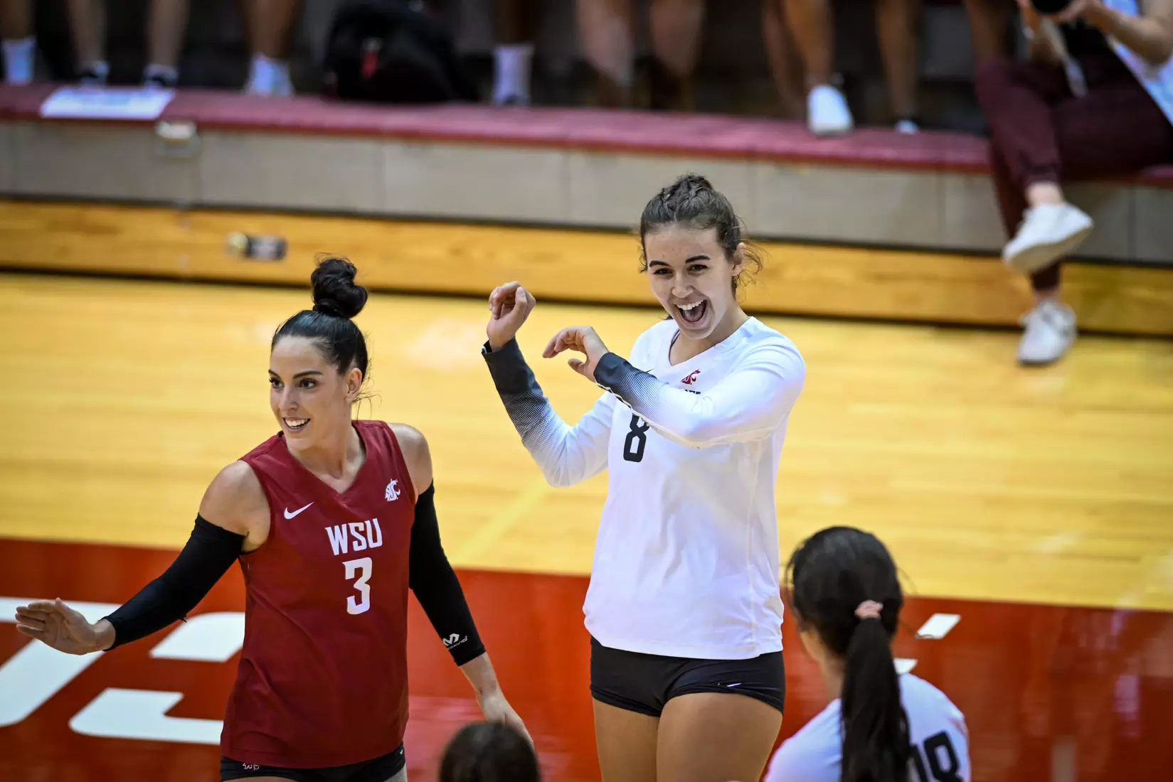 WSU volleyball sweeps Cal Baptist, 3-0, in it's season opener in Bohler Gym on Thursday, Sept. 1, 2022.