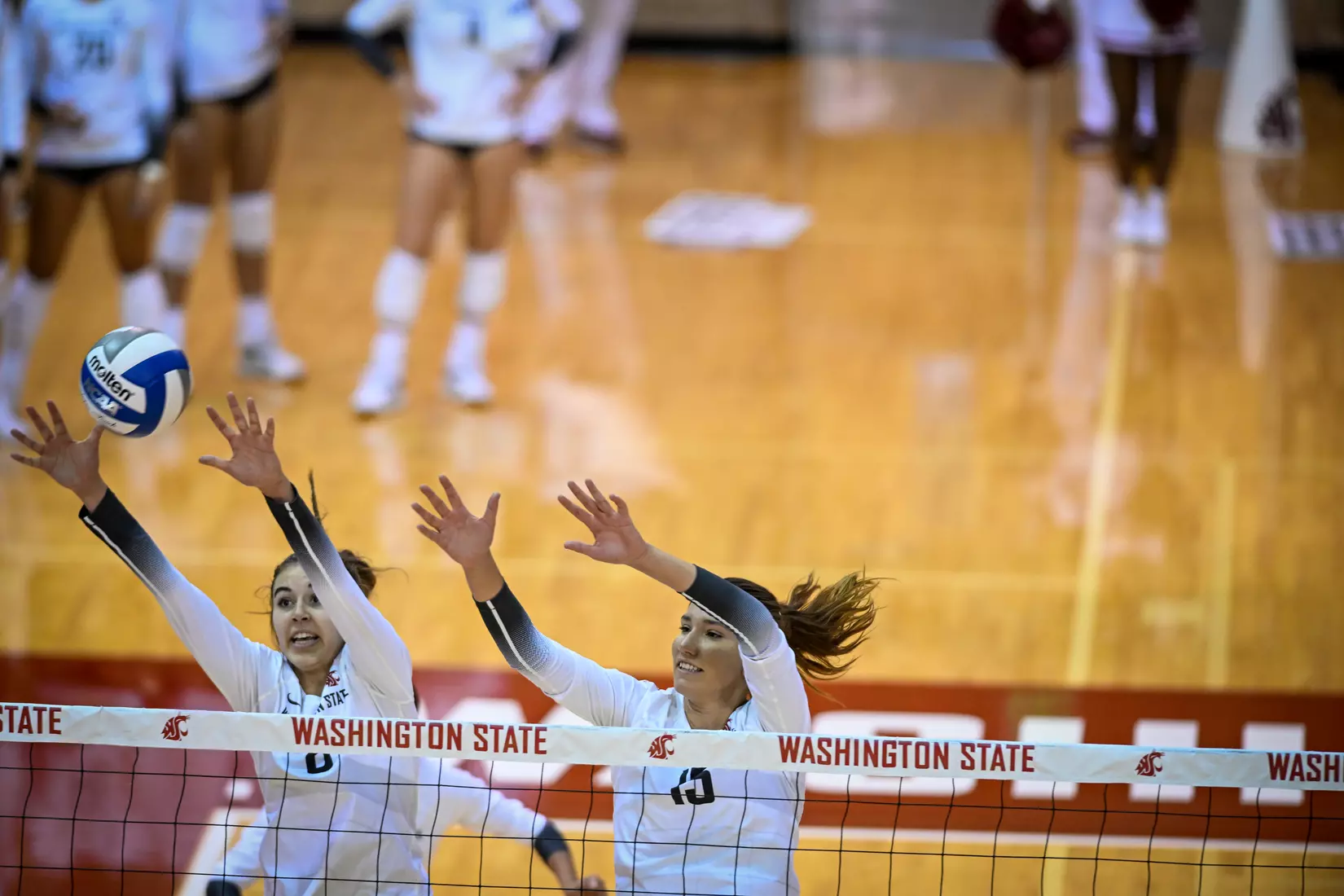 WSU volleyball sweeps Cal Baptist, 3-0, in it's season opener in Bohler Gym on Thursday, Sept. 1, 2022.