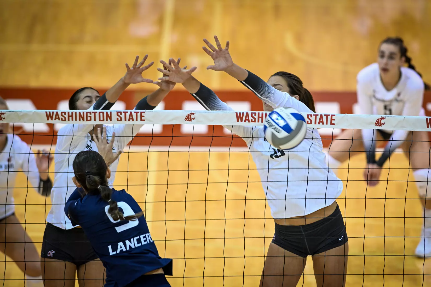 WSU volleyball sweeps Cal Baptist, 3-0, in it's season opener in Bohler Gym on Thursday, Sept. 1, 2022.