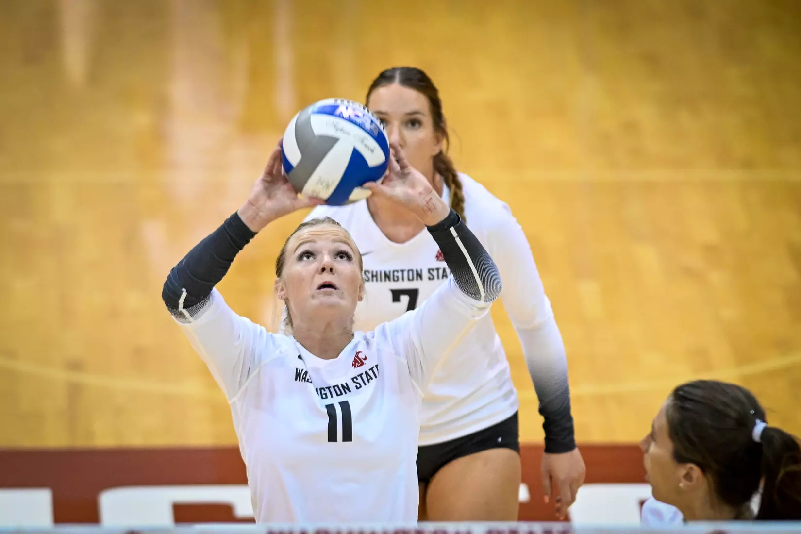 WSU volleyball sweeps Cal Baptist, 3-0, in it's season opener in Bohler Gym on Thursday, Sept. 1, 2022.