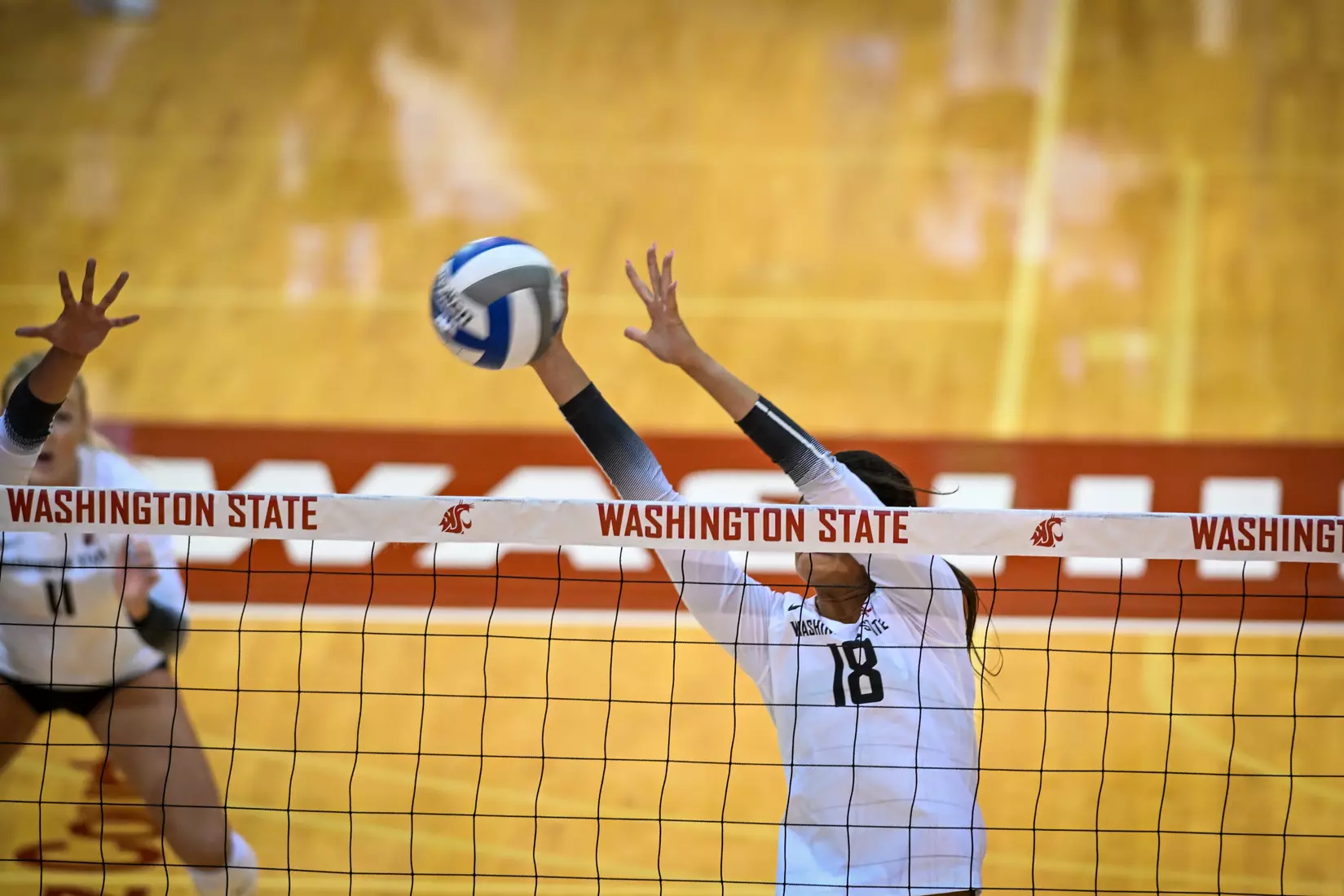 WSU volleyball sweeps Cal Baptist, 3-0, in it's season opener in Bohler Gym on Thursday, Sept. 1, 2022.