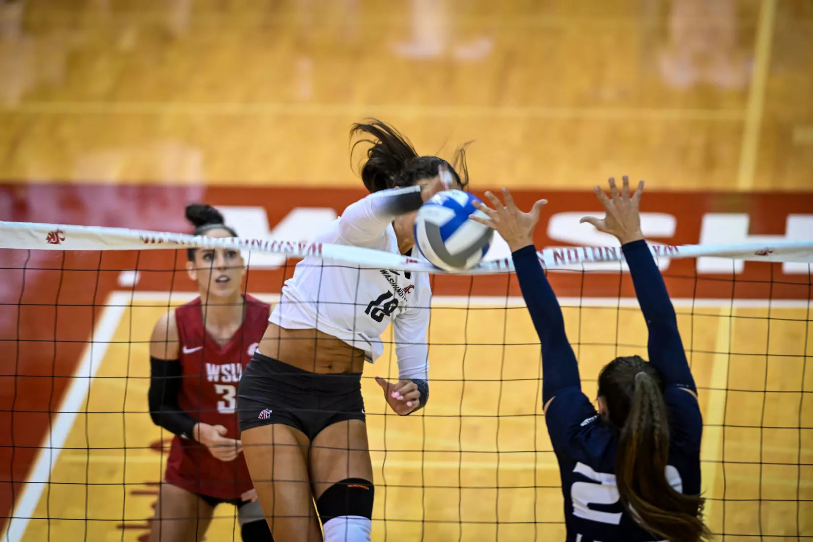 WSU volleyball sweeps Cal Baptist, 3-0, in it's season opener in Bohler Gym on Thursday, Sept. 1, 2022.