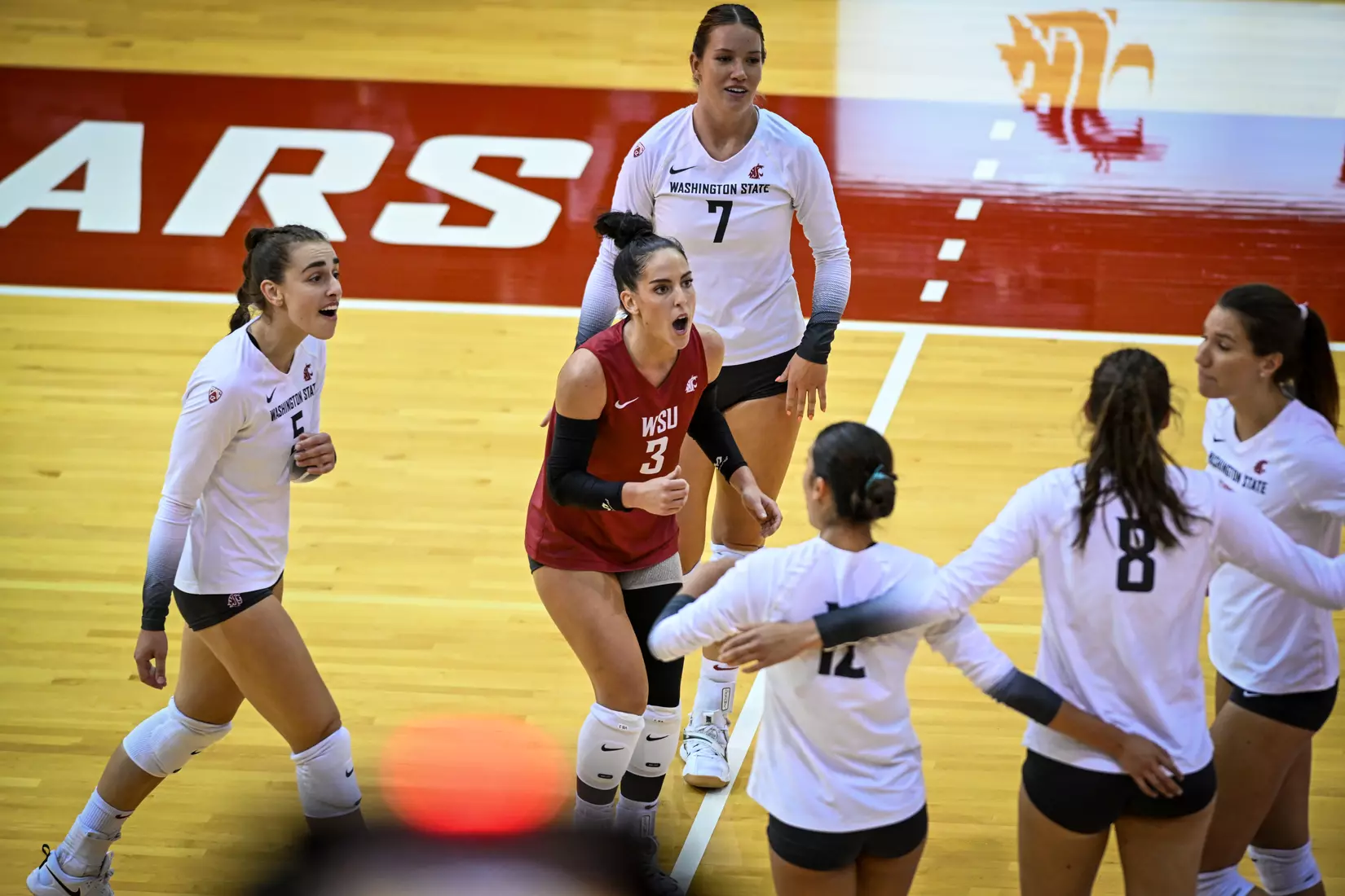 WSU volleyball sweeps Cal Baptist, 3-0, in it's season opener in Bohler Gym on Thursday, Sept. 1, 2022.