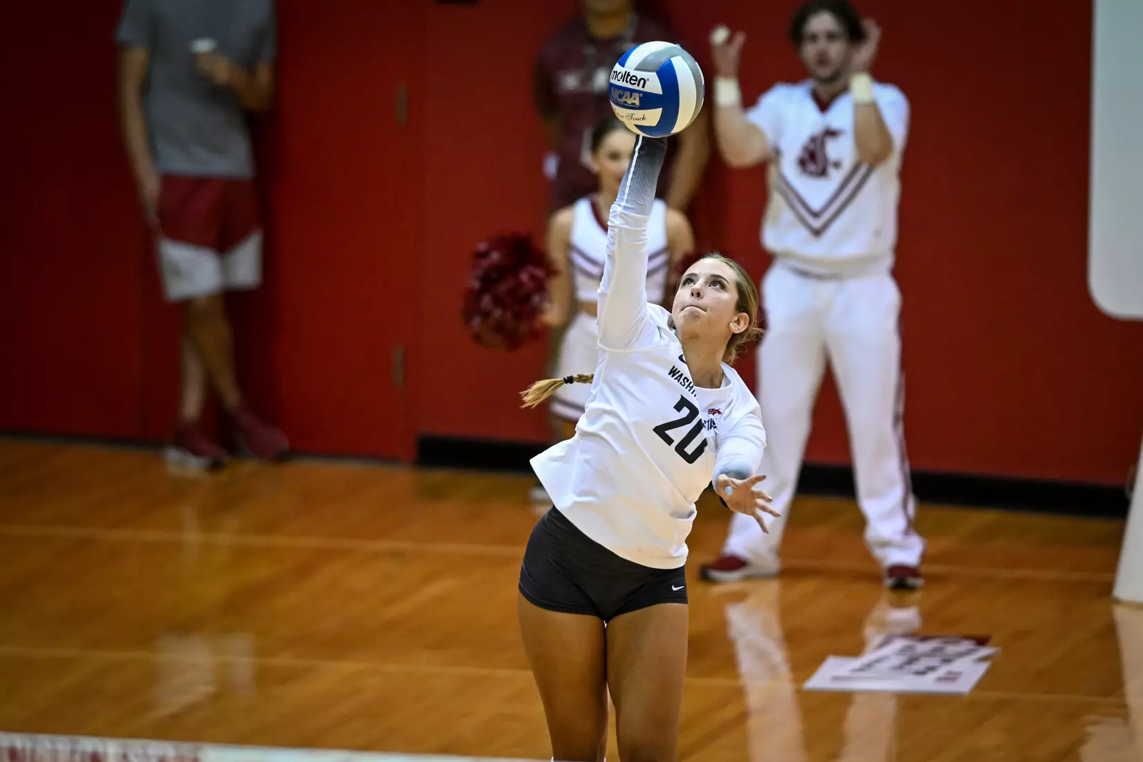 WSU volleyball sweeps Cal Baptist, 3-0, in it's season opener in Bohler Gym on Thursday, Sept. 1, 2022.