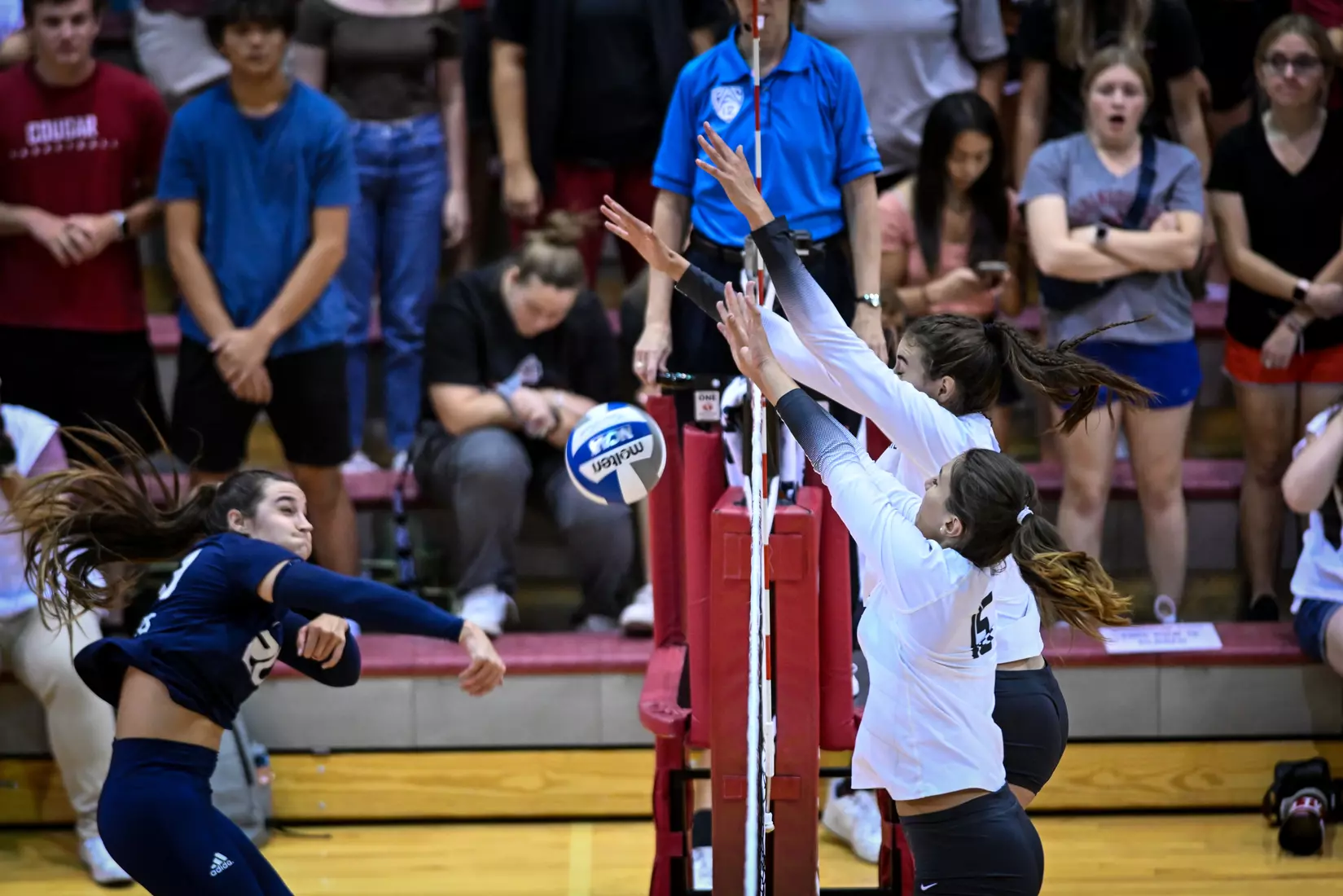 WSU volleyball sweeps Cal Baptist, 3-0, in it's season opener in Bohler Gym on Thursday, Sept. 1, 2022.