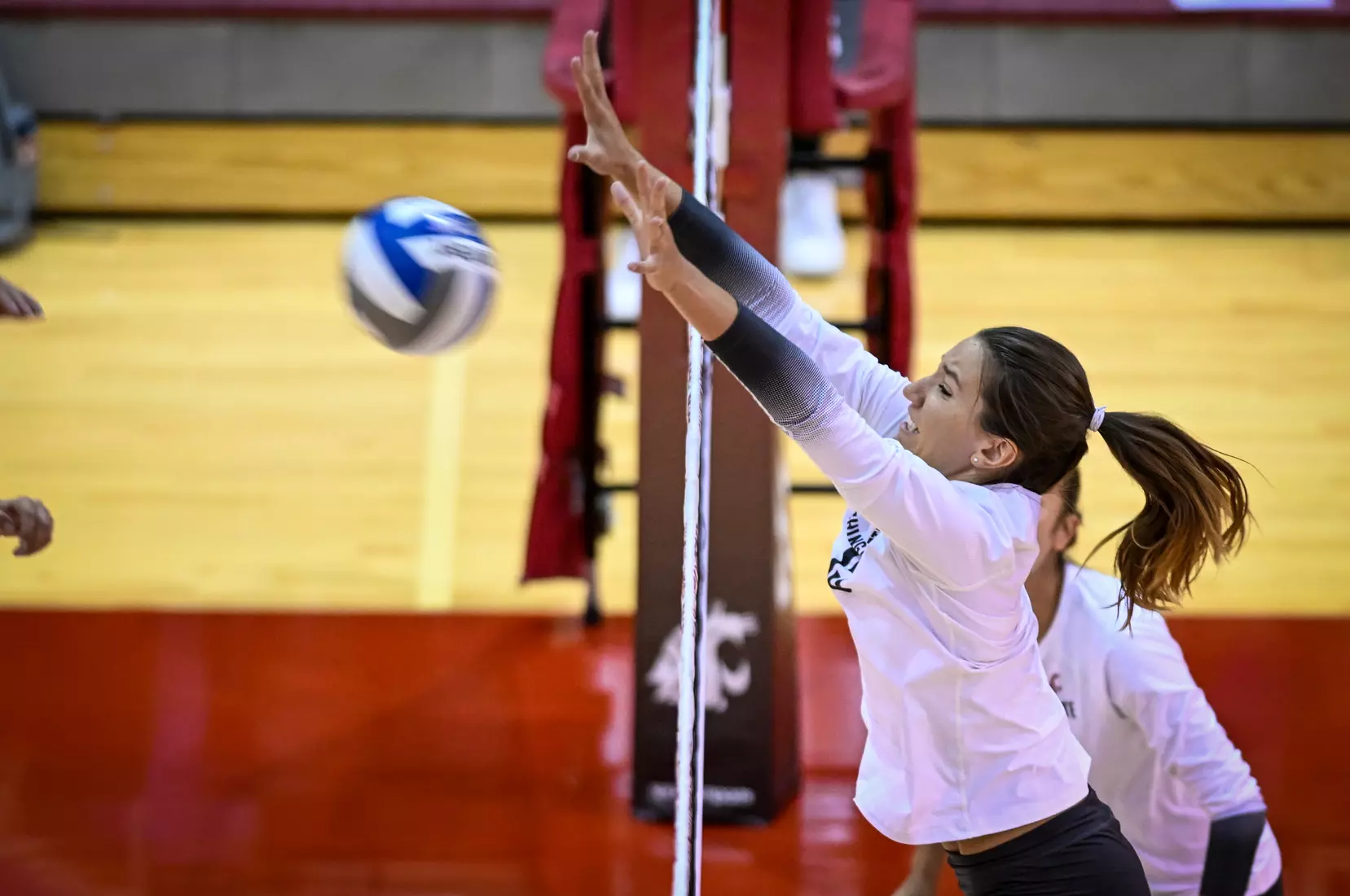WSU volleyball sweeps Cal Baptist, 3-0, in it's season opener in Bohler Gym on Thursday, Sept. 1, 2022.