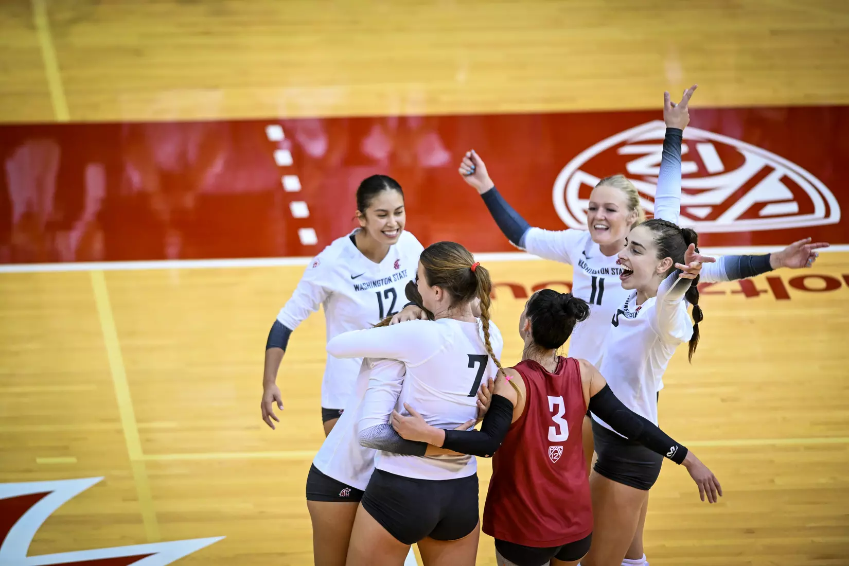 WSU volleyball sweeps Cal Baptist, 3-0, in it's season opener in Bohler Gym on Thursday, Sept. 1, 2022.