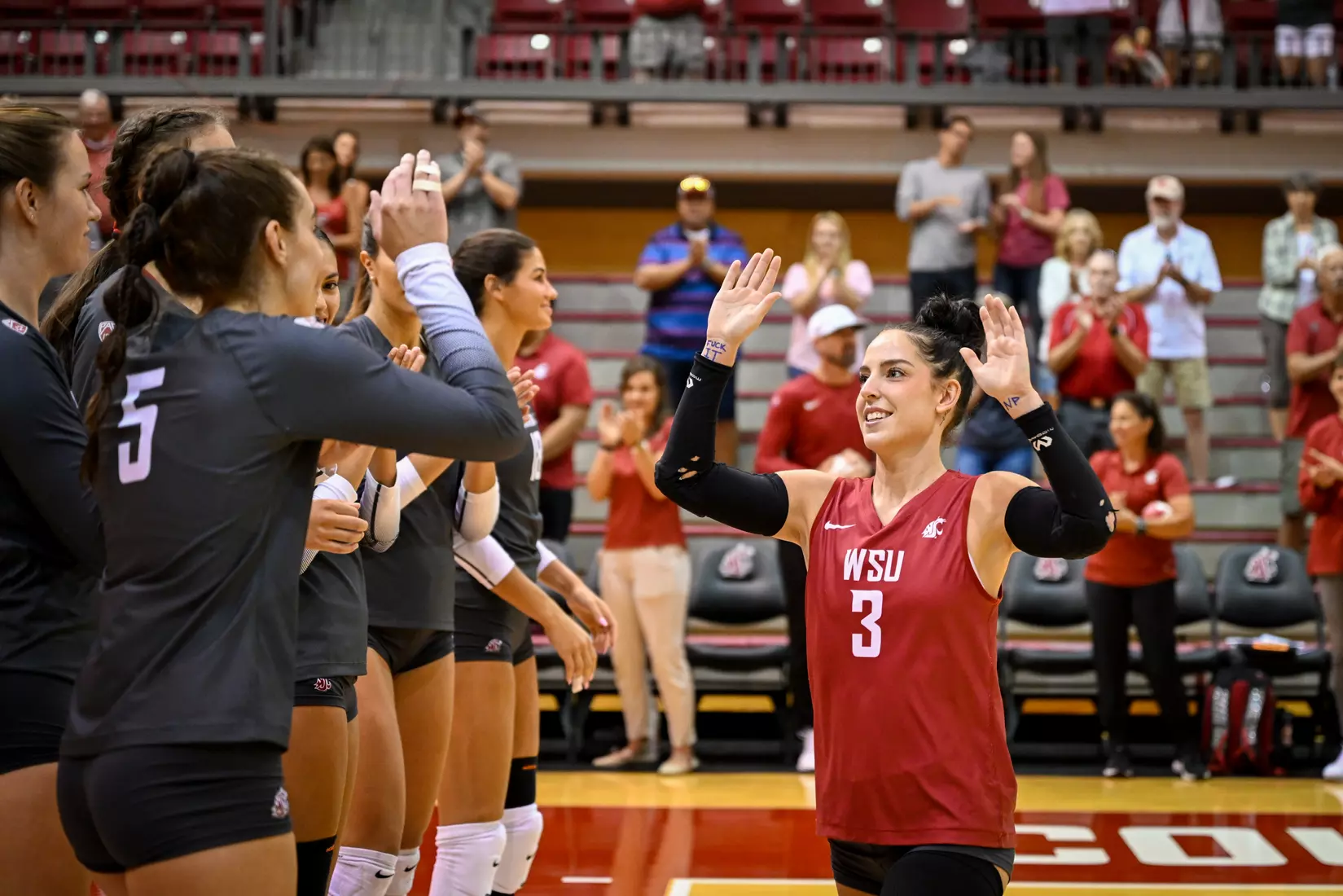 WSU volleyball defeats Belmont, 3-1, on Friday, Sept. 2, 2022.