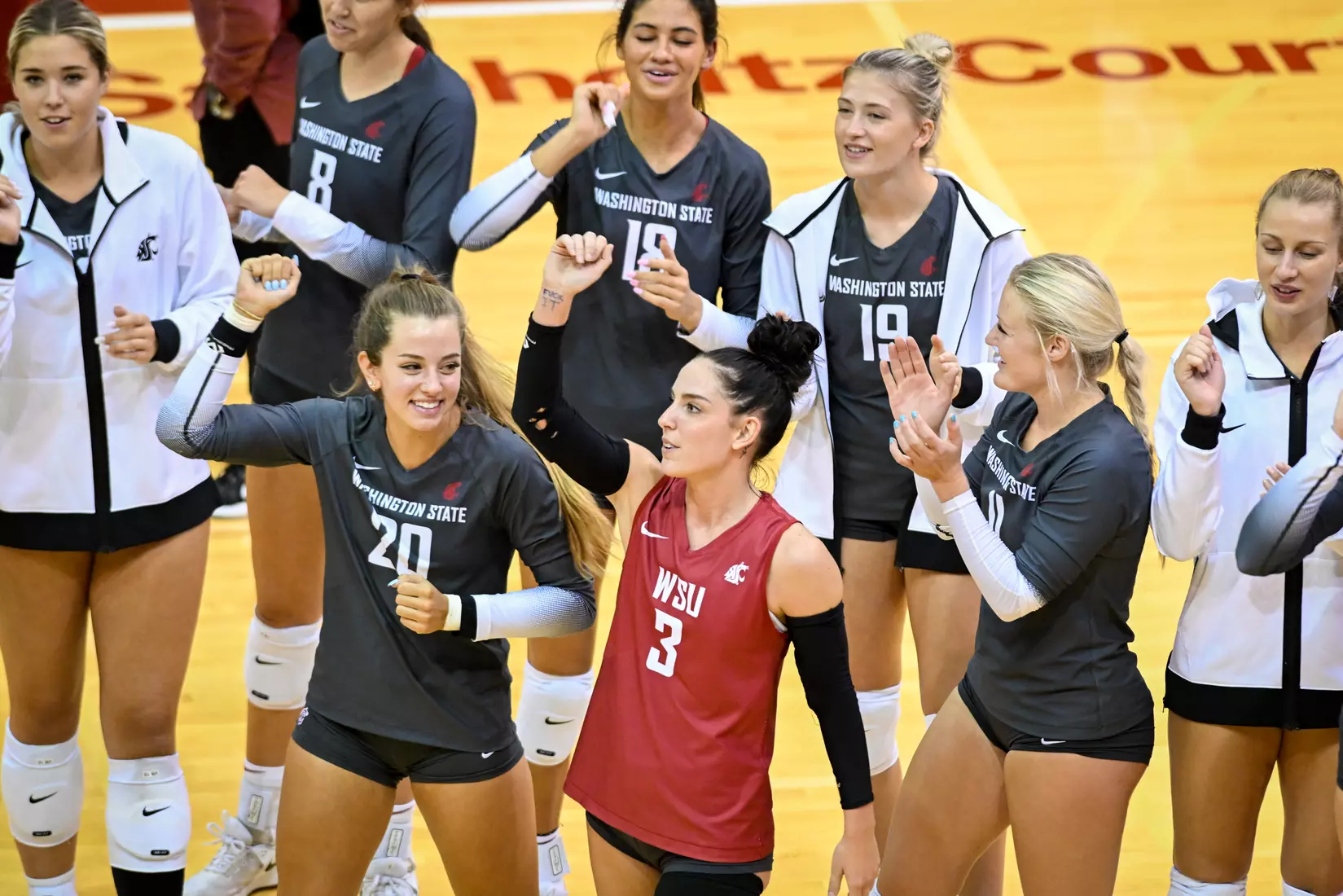 WSU volleyball defeats Belmont, 3-1, on Friday, Sept. 2, 2022.