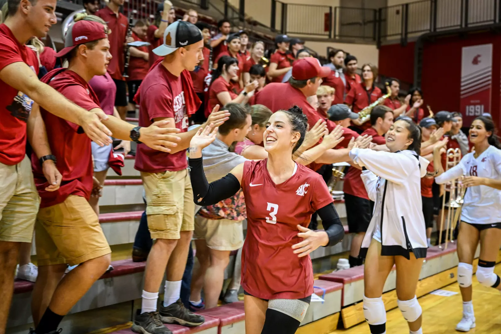 Washington State volleyball defeated CSU Bakersfield, 3-1, on Friday, Sept. 2, 2022.