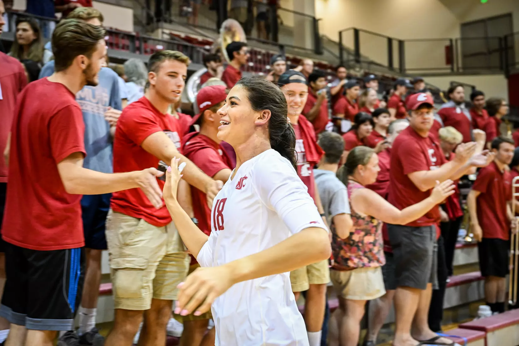 Washington State volleyball defeated CSU Bakersfield, 3-1, on Friday, Sept. 2, 2022.