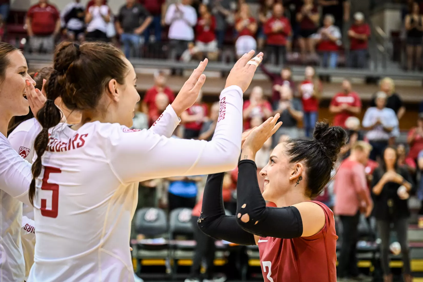 Washington State volleyball defeated CSU Bakersfield, 3-1, on Friday, Sept. 2, 2022.