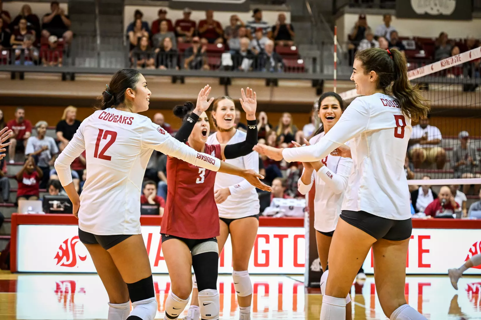Washington State volleyball defeated CSU Bakersfield, 3-1, on Friday, Sept. 2, 2022.