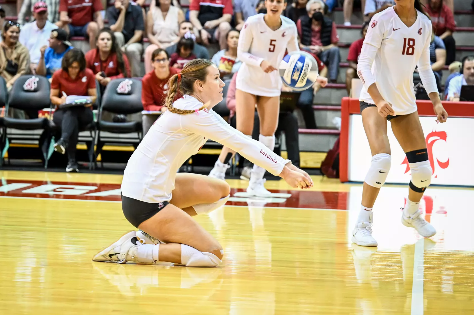 Washington State volleyball defeated CSU Bakersfield, 3-1, on Friday, Sept. 2, 2022.