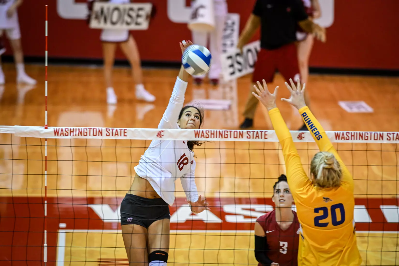 Washington State volleyball defeated CSU Bakersfield, 3-1, on Friday, Sept. 2, 2022.