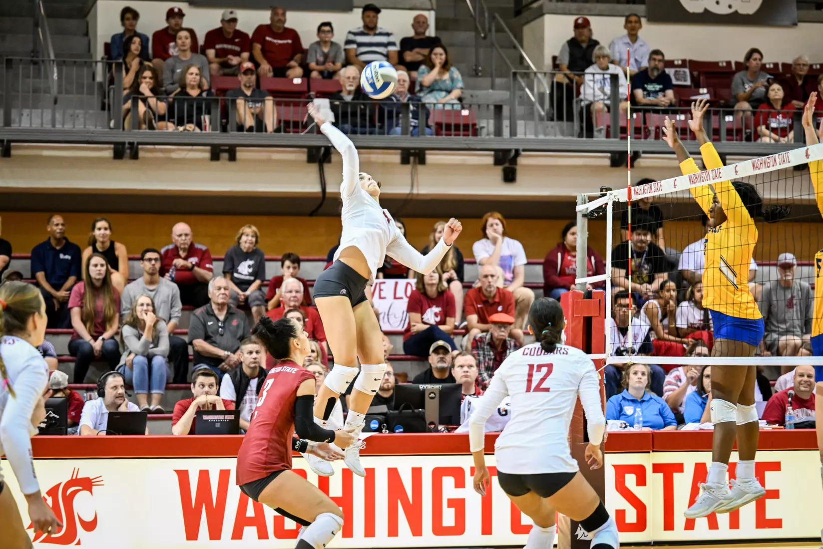 Washington State volleyball defeated CSU Bakersfield, 3-1, on Friday, Sept. 2, 2022.