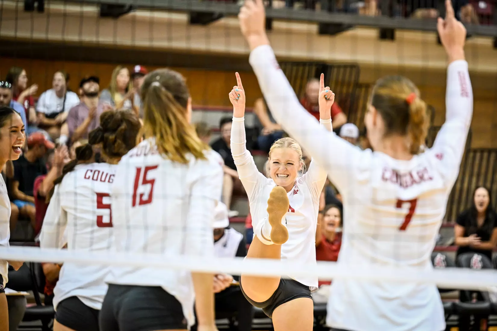 Washington State volleyball defeated CSU Bakersfield, 3-1, on Friday, Sept. 2, 2022.