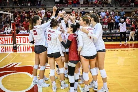 Washington State volleyball defeated CSU Bakersfield, 3-1, on Friday, Sept. 2, 2022.