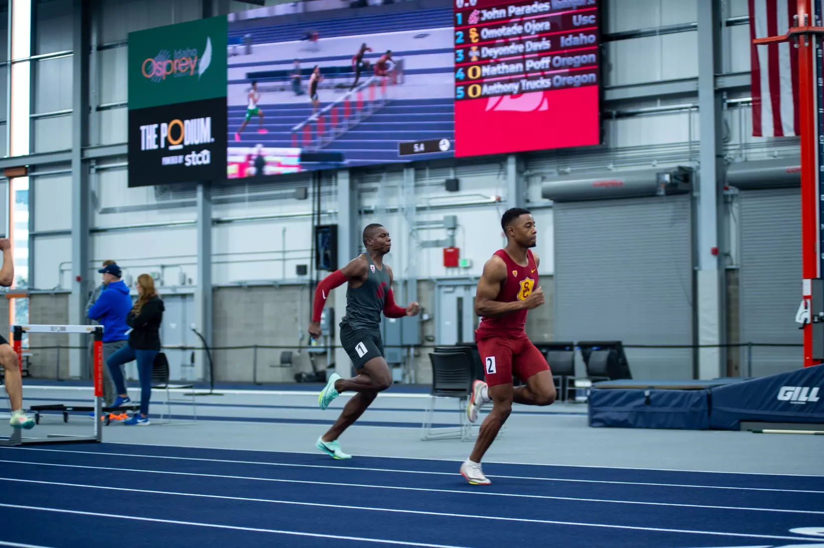 Washington State men's and women's track and field teams compete in the 2023 Cougar Classic at The Podium in Spokane, Wash.