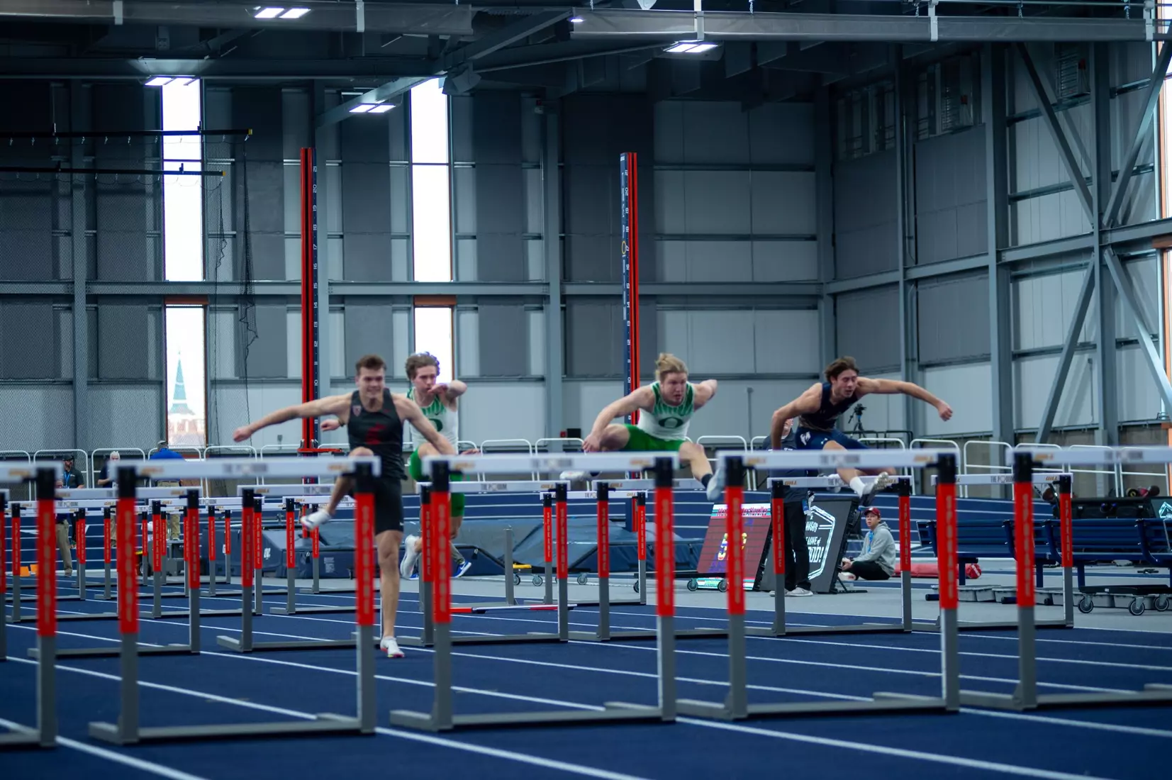 Washington State men's and women's track and field teams compete in the 2023 Cougar Classic at The Podium in Spokane, Wash.