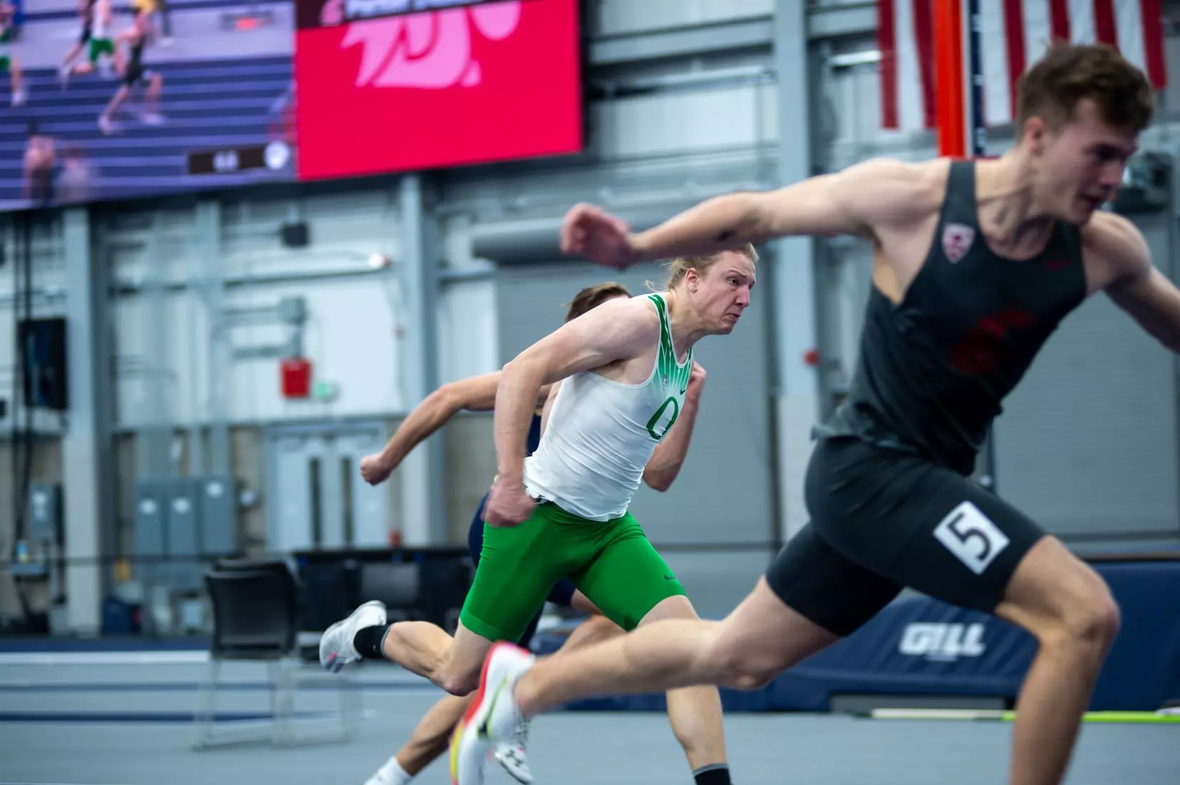 Washington State men's and women's track and field teams compete in the 2023 Cougar Classic at The Podium in Spokane, Wash.