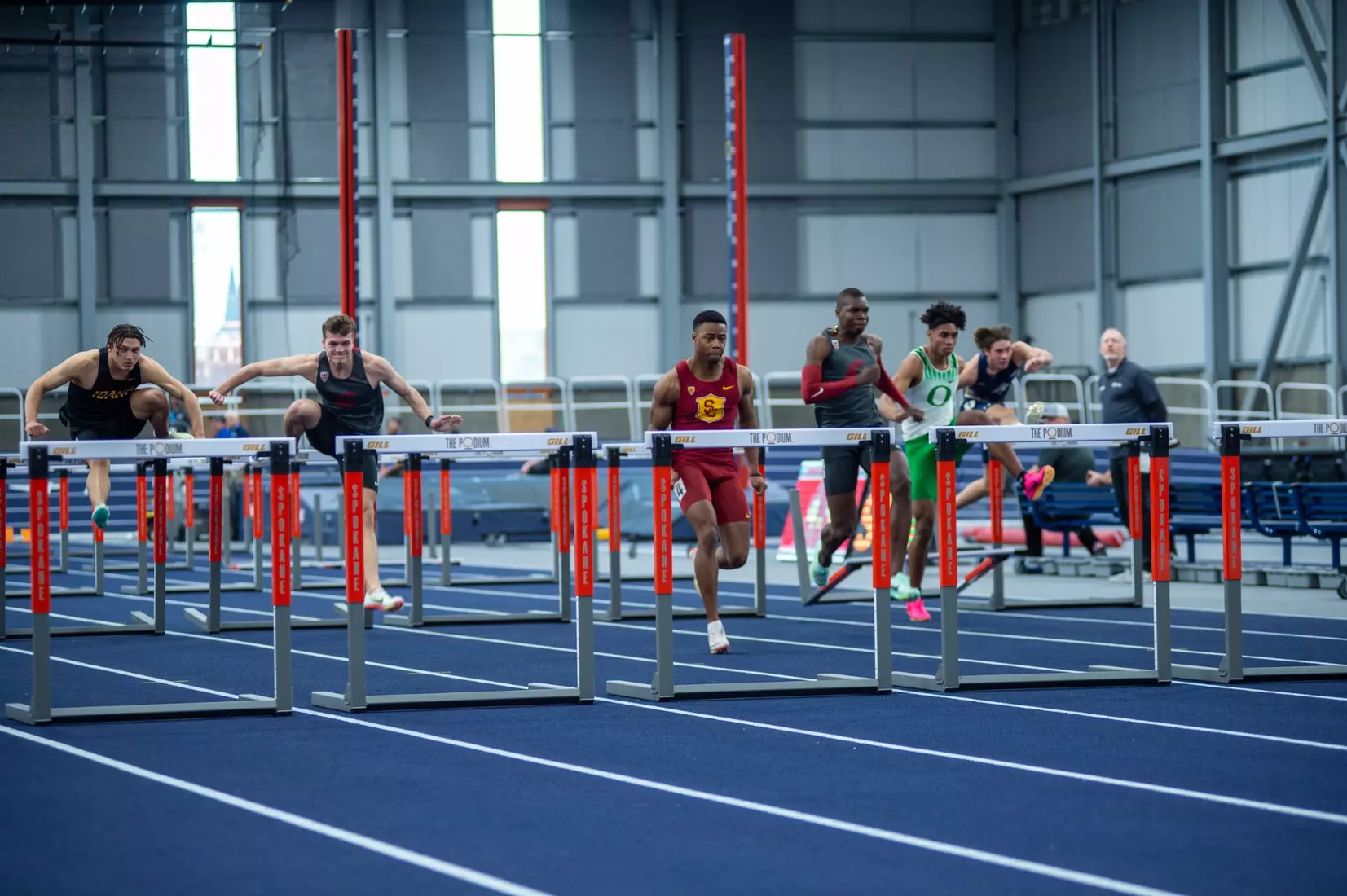Washington State men's and women's track and field teams compete in the 2023 Cougar Classic at The Podium in Spokane, Wash.