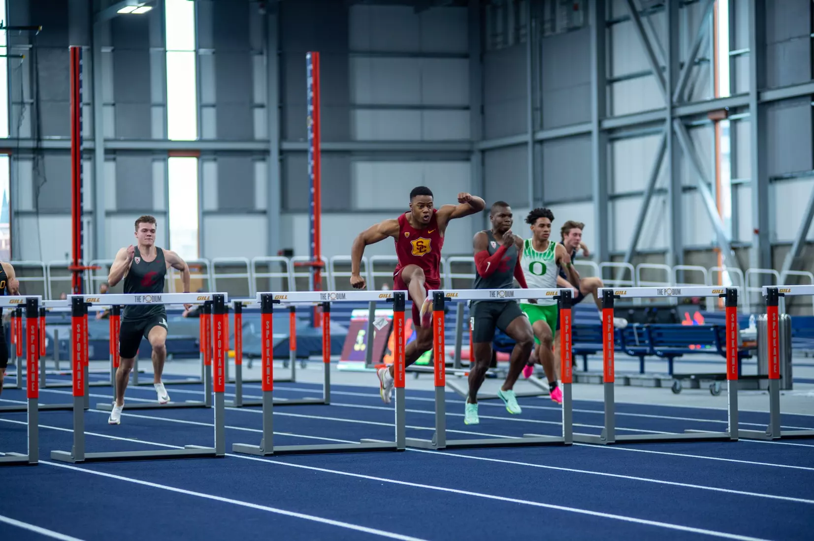Washington State men's and women's track and field teams compete in the 2023 Cougar Classic at The Podium in Spokane, Wash.
