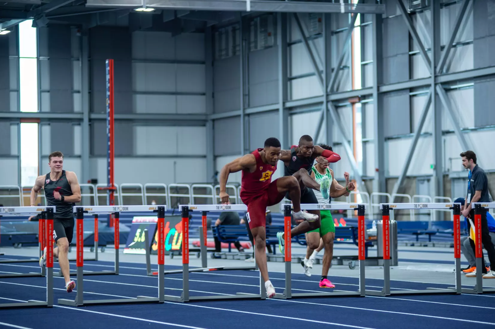 Washington State men's and women's track and field teams compete in the 2023 Cougar Classic at The Podium in Spokane, Wash.