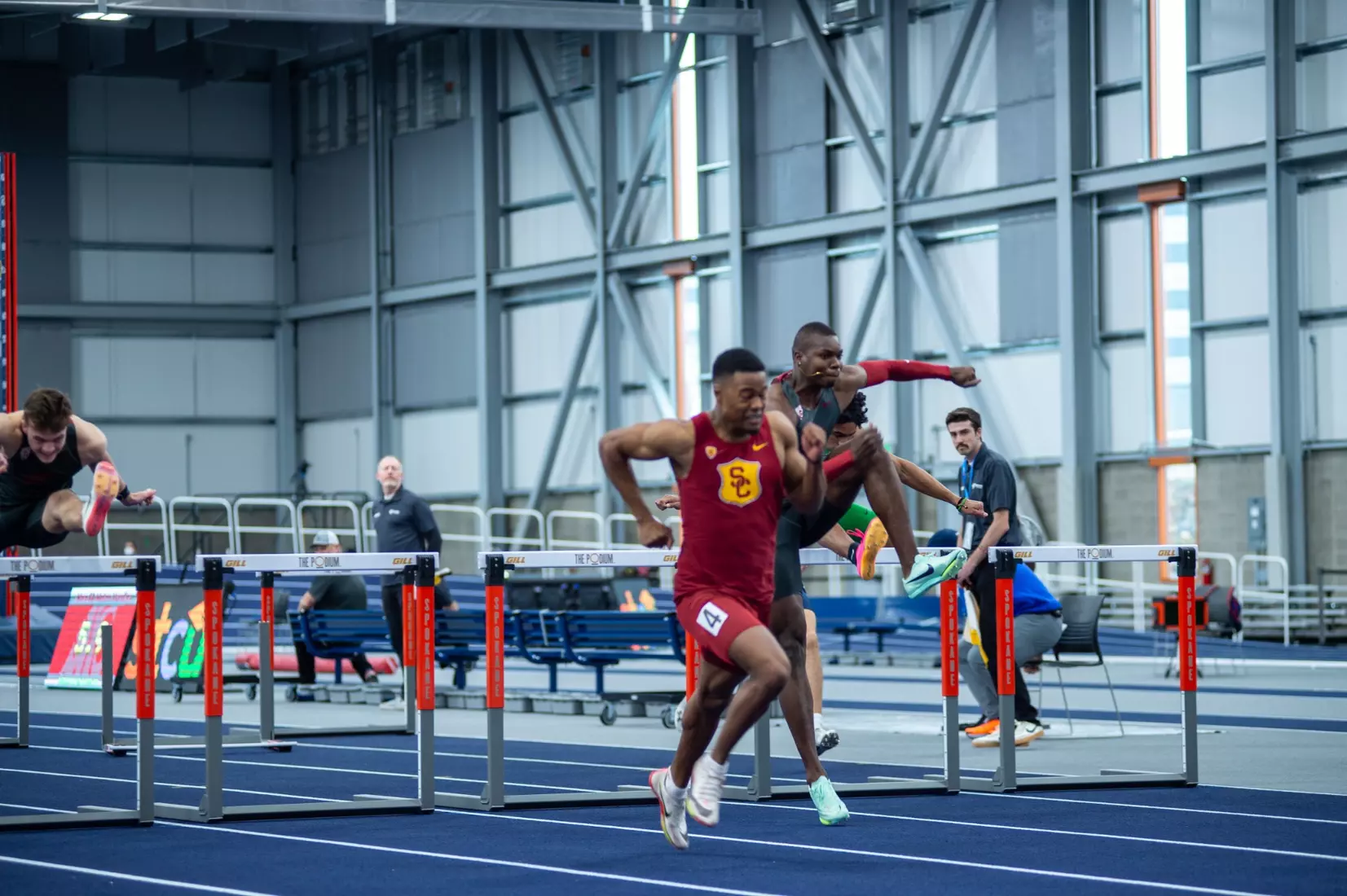 Washington State men's and women's track and field teams compete in the 2023 Cougar Classic at The Podium in Spokane, Wash.