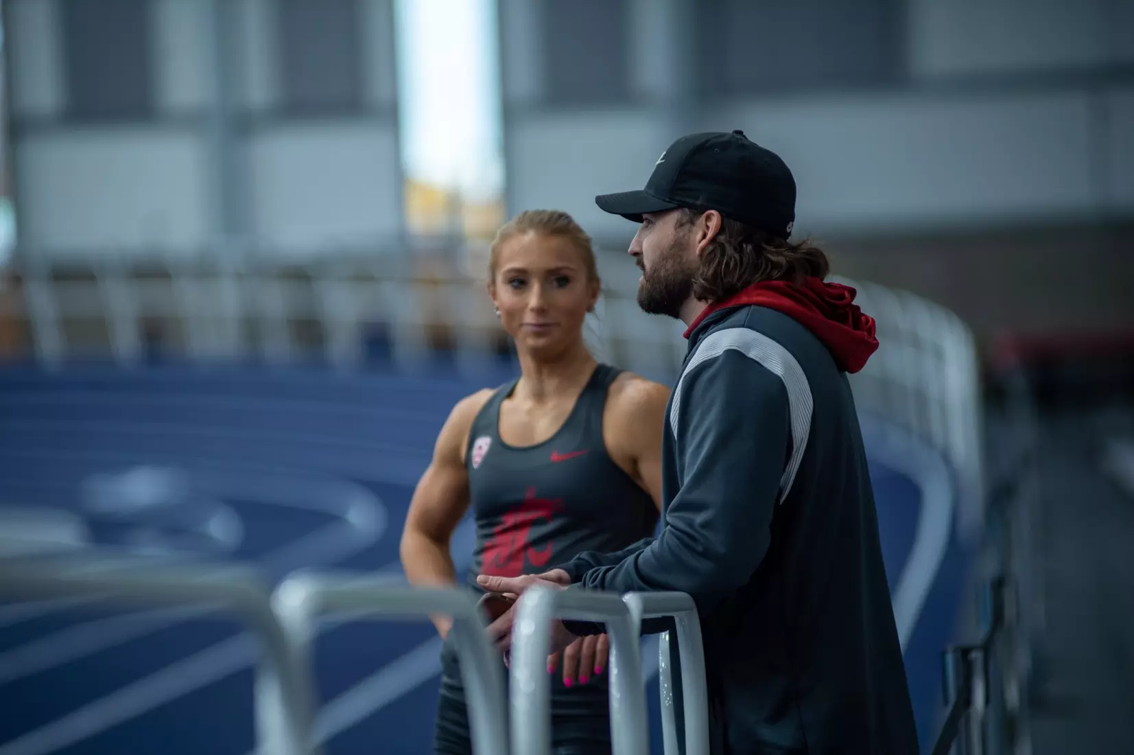 Washington State men's and women's track and field teams compete in the 2023 Cougar Classic at The Podium in Spokane, Wash.
