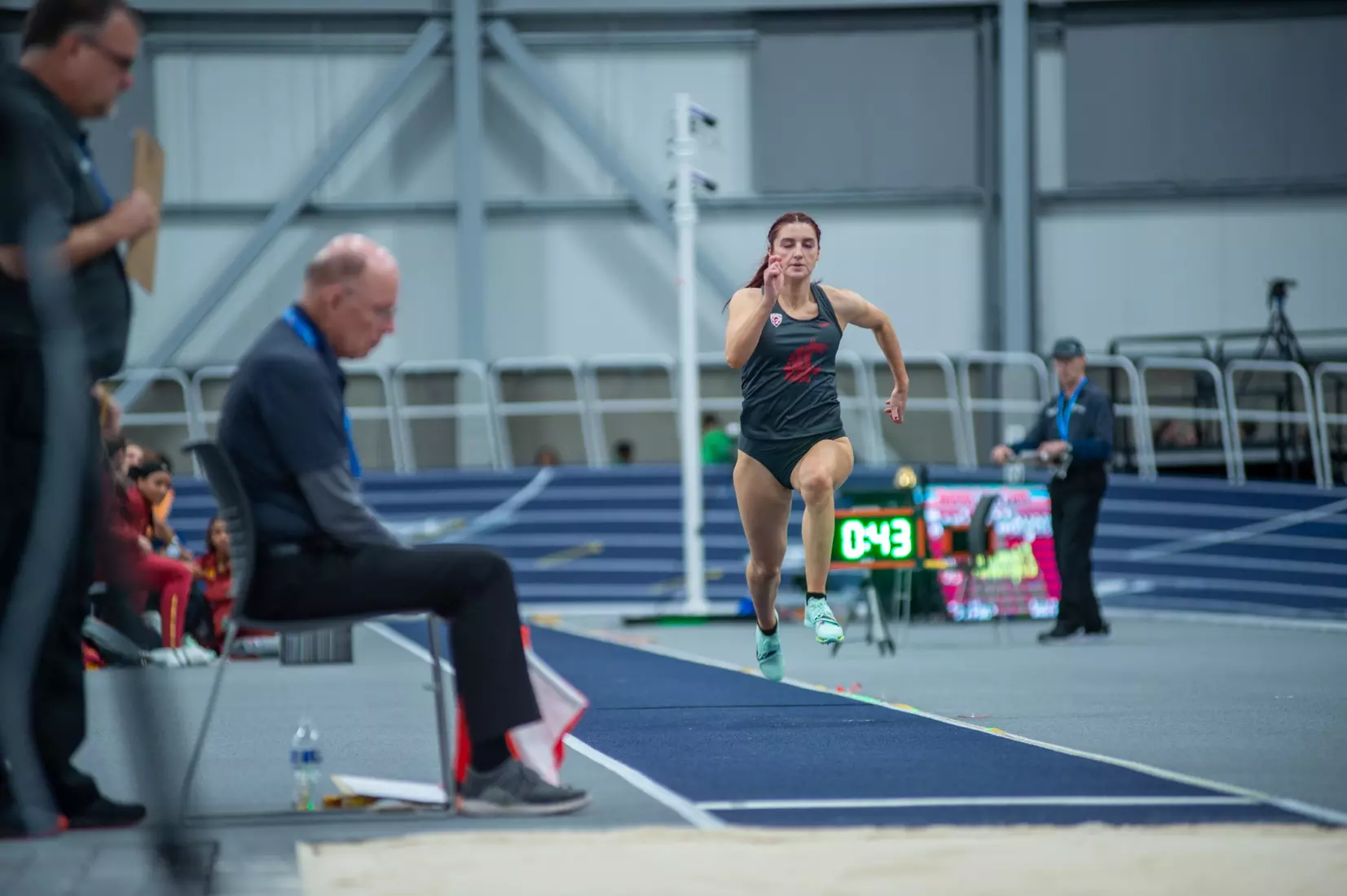 Washington State men's and women's track and field teams compete in the 2023 Cougar Classic at The Podium in Spokane, Wash.