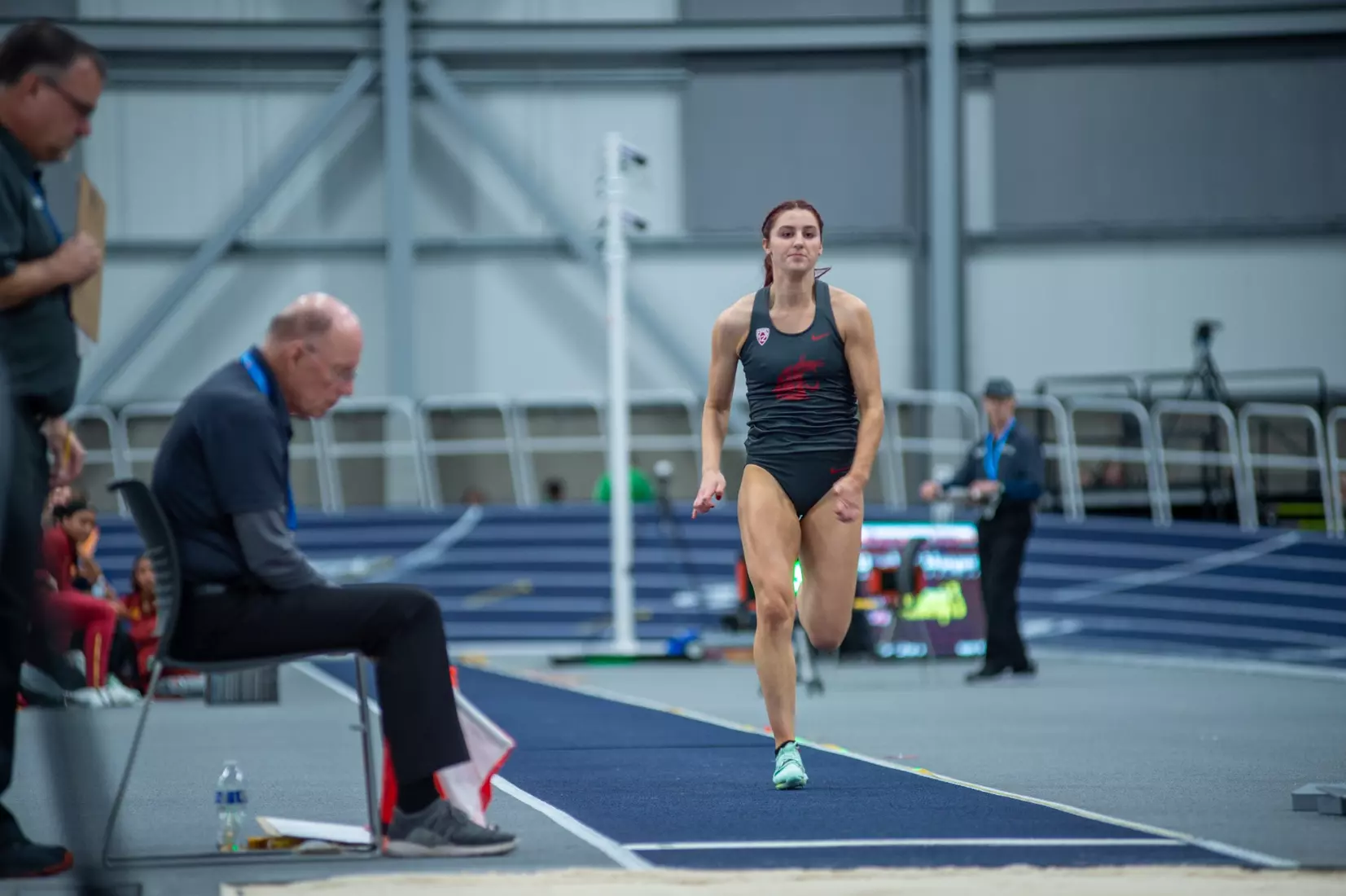 Washington State men's and women's track and field teams compete in the 2023 Cougar Classic at The Podium in Spokane, Wash.