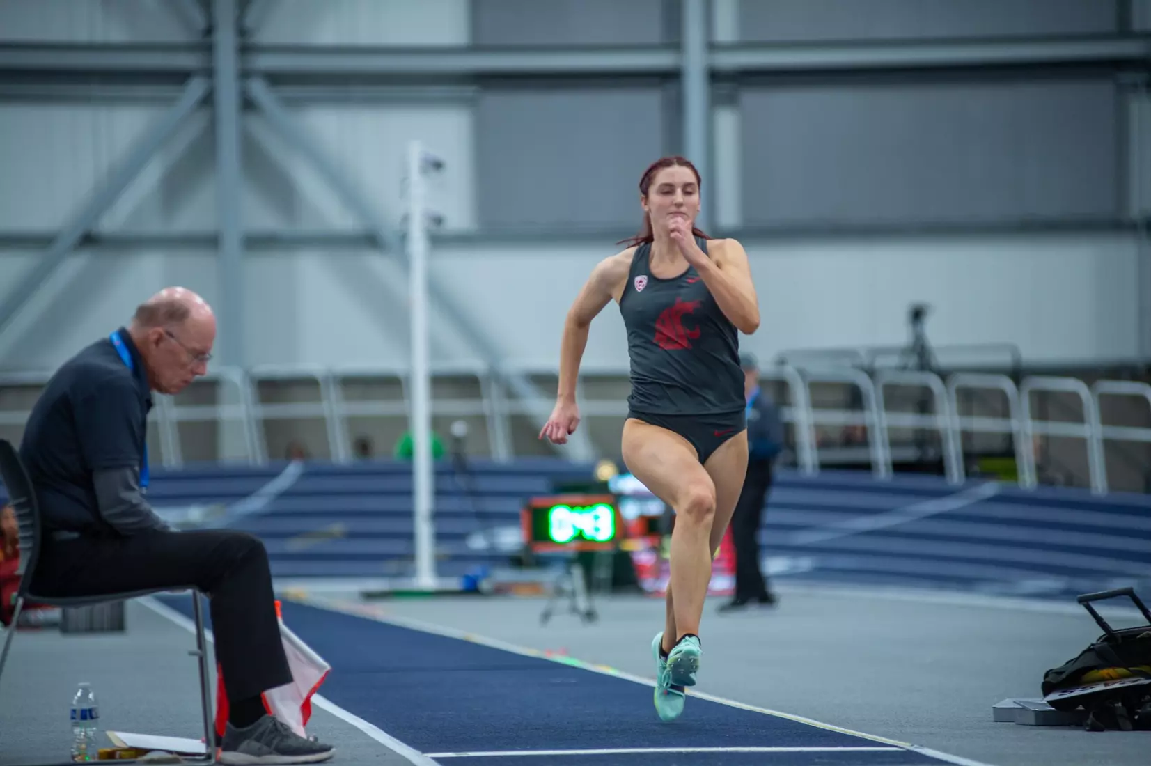 Washington State men's and women's track and field teams compete in the 2023 Cougar Classic at The Podium in Spokane, Wash.