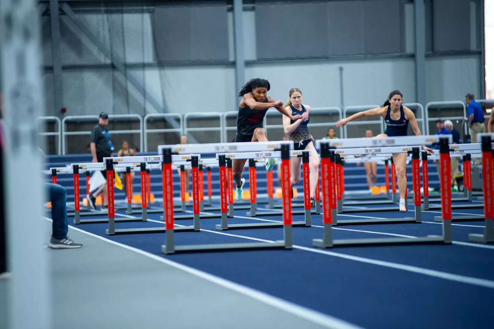 Washington State men's and women's track and field teams compete in the 2023 Cougar Classic at The Podium in Spokane, Wash.