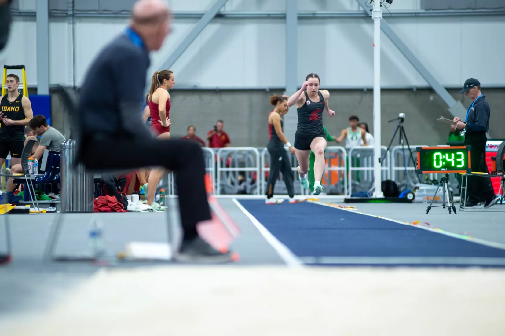 Washington State men's and women's track and field teams compete in the 2023 Cougar Classic at The Podium in Spokane, Wash.