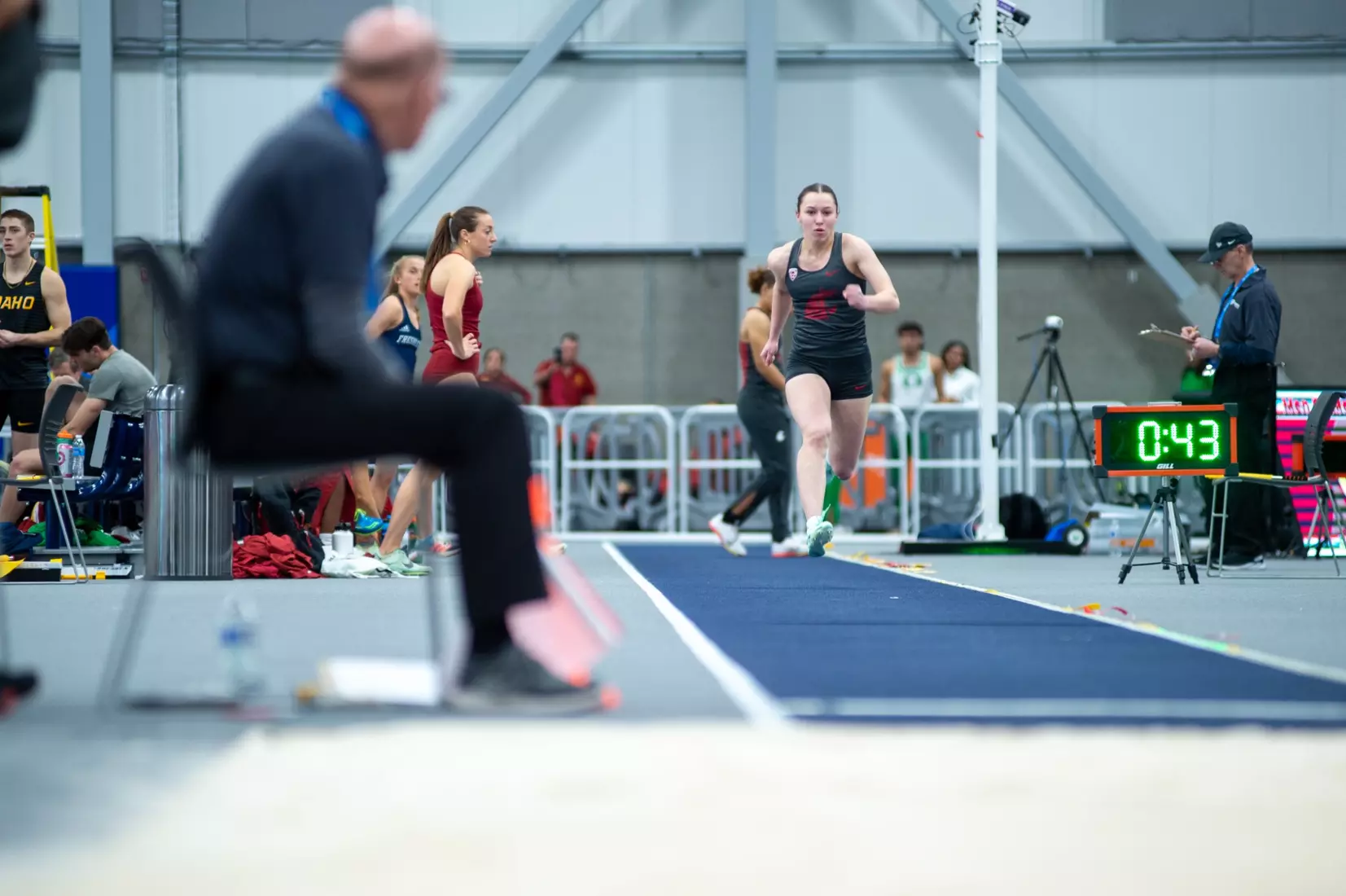 Washington State men's and women's track and field teams compete in the 2023 Cougar Classic at The Podium in Spokane, Wash.