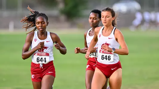 Washington State men's and women's cross country teams hosted the 2023 Cougar Classic at the Colfax Golf Club in Colfax, Wash.