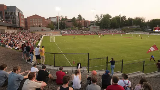 Lower Soccer Field during a record crowd against Arkansas State in August 2021