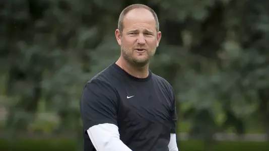 Scott Halasz during his time as an assistant at Utah (photo altered)