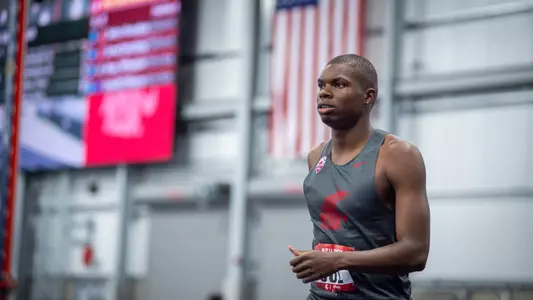 Cougars split up indoor squads for trips to Air Force Last Chance and Arkansas Qualifier Image