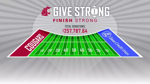 Give Strong Finish Strong Gaphic