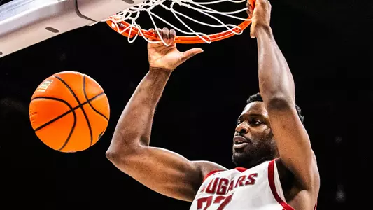 ND Okafor dunks against San Diego, Feb. 27, 2025